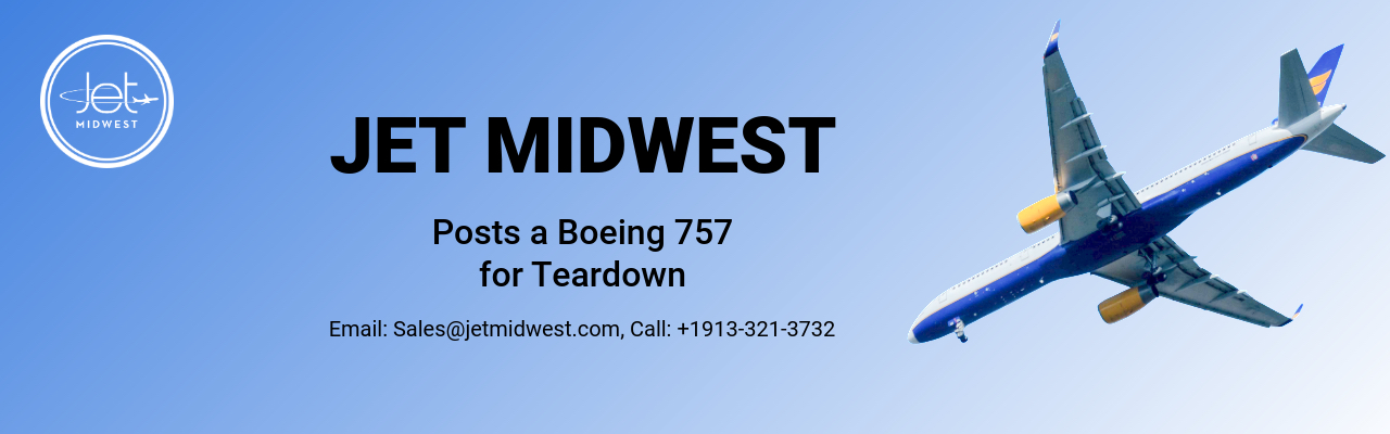 Jet Midwest - Boeing 757 for Teardown